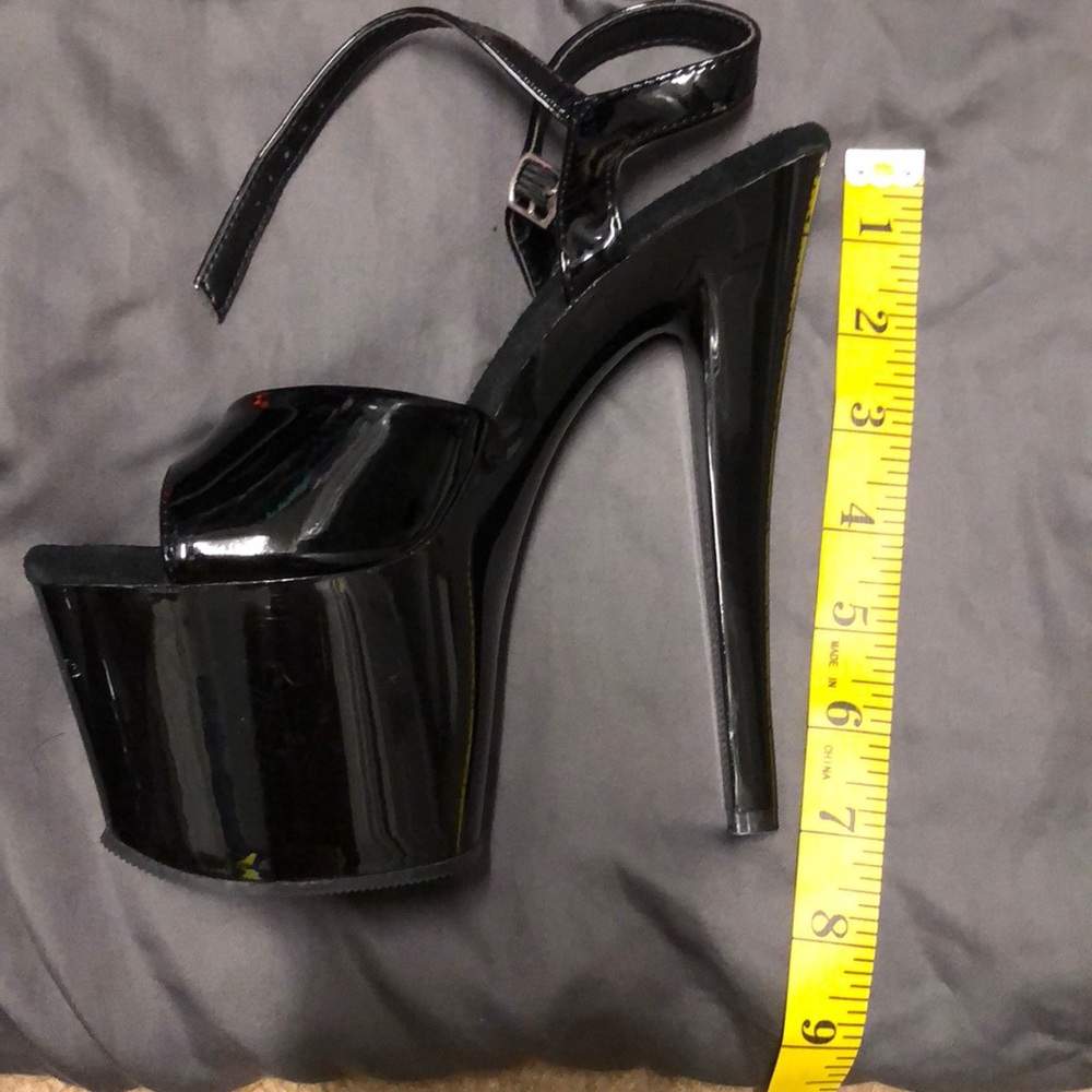 Black Competition Heels